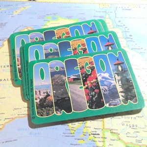 Juego de 10 naipes antiguos de Oregón