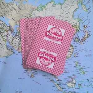 Vintage Winners Hotel Casino Playing Cards- Set of 10