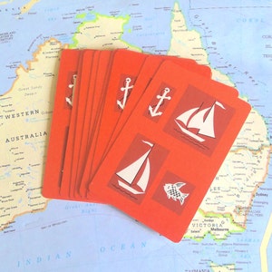 Karty do gry Vintage Sail Boat - zestaw 10 sztuk