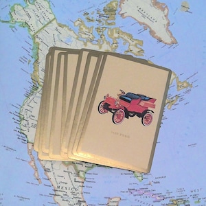 Vintage 1903 Ford Model A Car Playing Cards- Set of 10