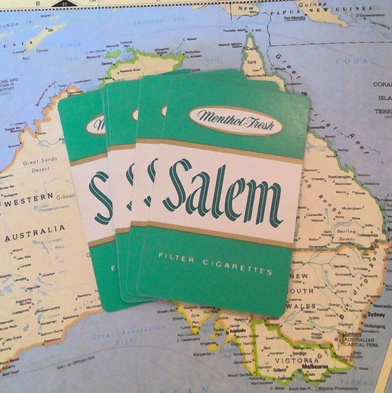 Vintage Salem Filter Cigarette Playing Cards- Set of 10