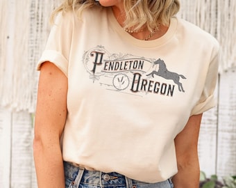 Pendleton Oregon Travel Shirt: Unisex Rodeo Tee