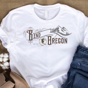 Bend Oregon Shirt, Oregon Travel Shirt for Kids Him Her, Oregon Gift Women Men, Oregon Clothing, Oregon Mountains Tee, Mt Bachelor Tshirt