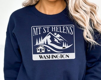 Mt Saint Helens Washington Sweatshirt: Pacific Northwest Hiking