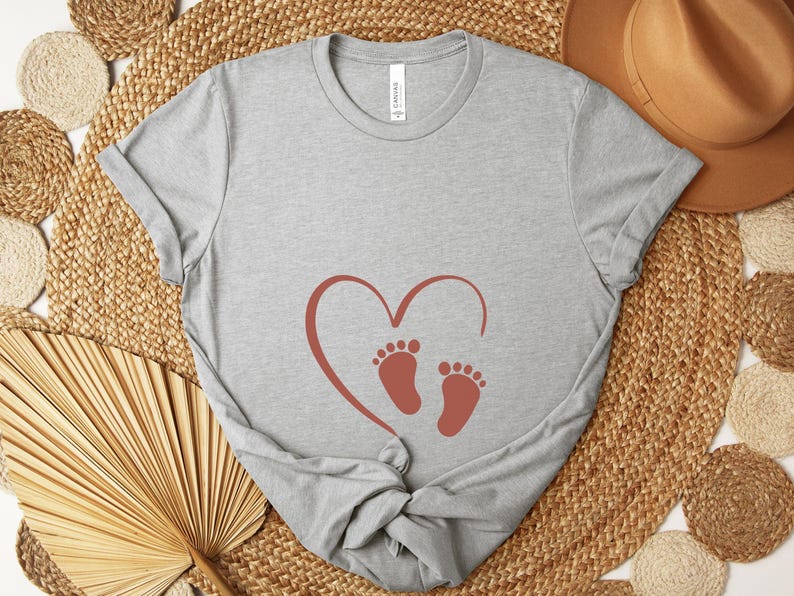 Funny Matching Couple Pregnancy Announcement Shirt Baby Reveal Tee for