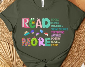 Read More Books Shirt, Funny English Teacher Gift