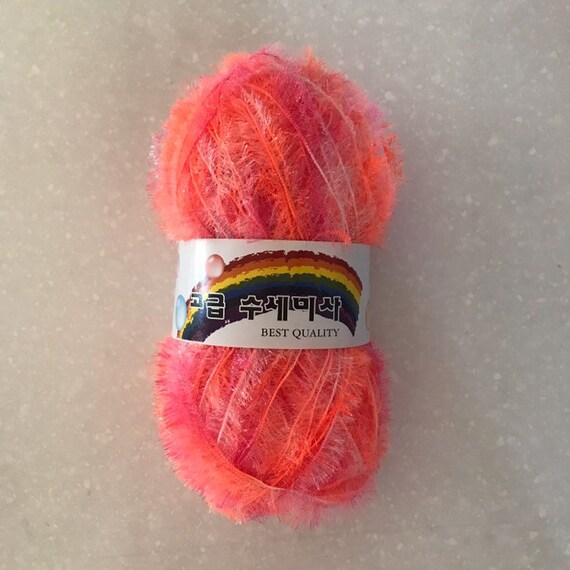 Korean susemi scrubby polyester 100 yarn for handmade eco Etsy