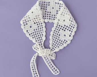 Crochet Headband PDF Pattern – Rosie Filet Flower Motif, Hair Accessory, Bandana, Video Tutorial