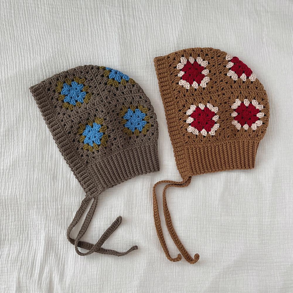 39 Crochet Bonnet Patterns with Pixie, Bella, and Bunny Styles 30 Granny Square Bonnet Winter Hat with Video Tutorial