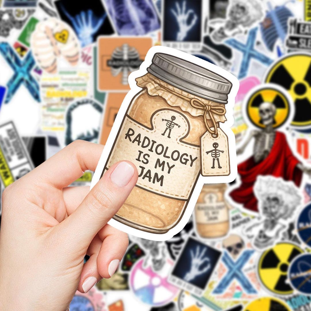 Radiology Stickers Pack, X-ray Tech Decals, Rad Xray Stickers, Medical ...