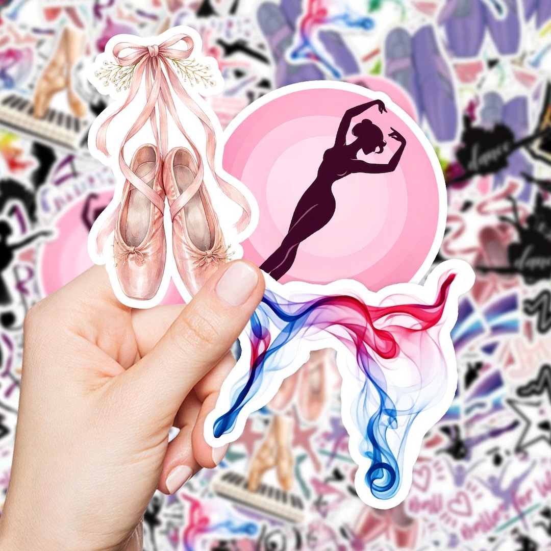 Ballet Dance Stickers Pack, Ballerina Gift Stickers, Ballet Girl ...