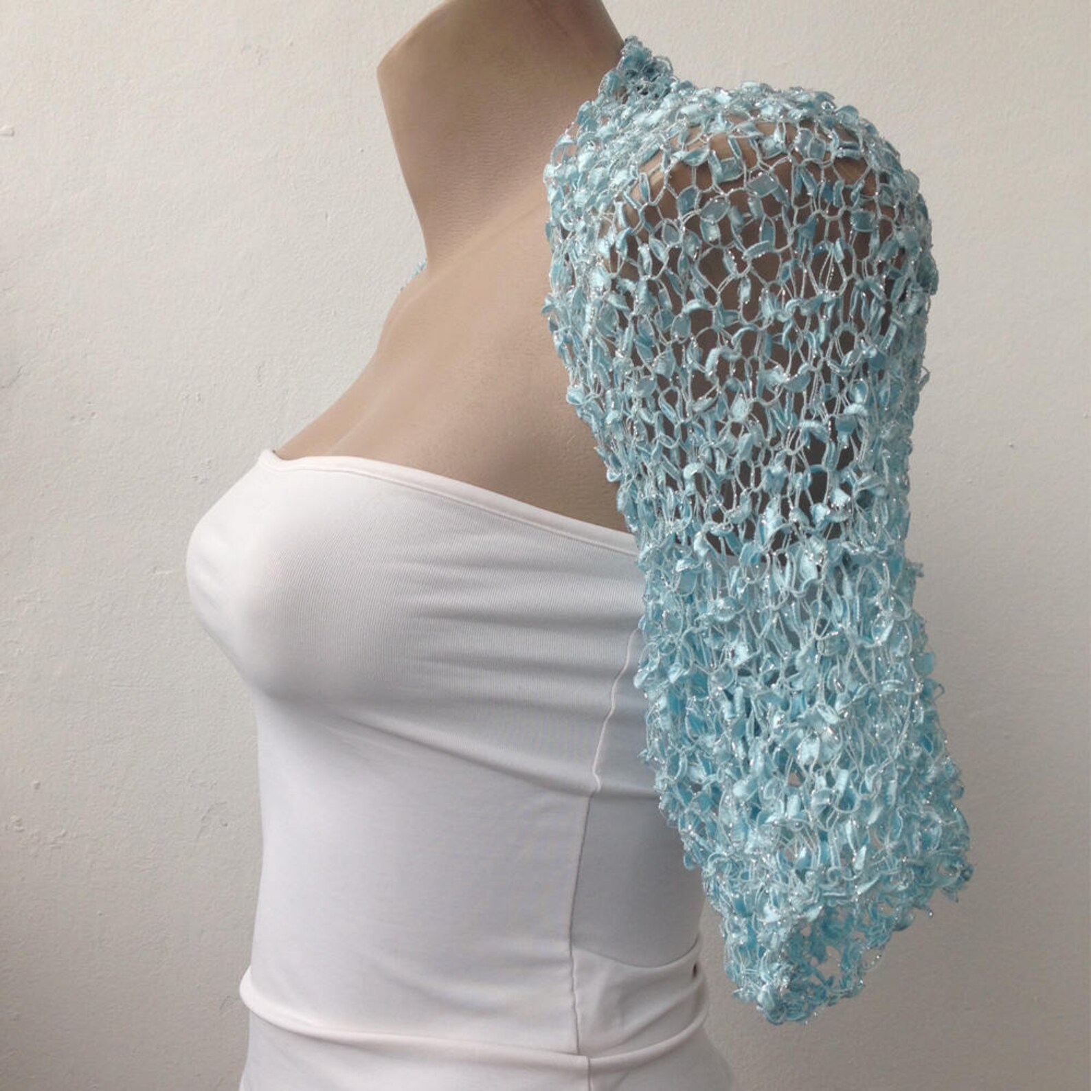 Light Blue Bolero Light Blue shrug Blue Wedding Bolero Blue Etsy