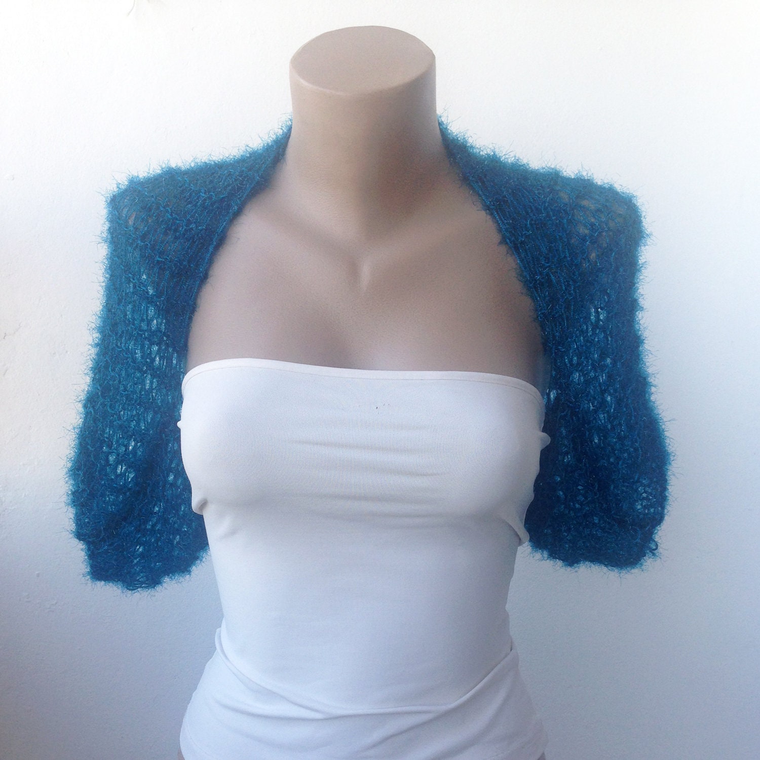 turquoise bolero jacket