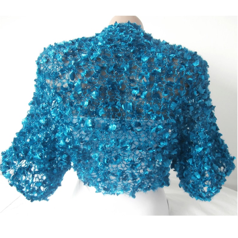 turquoise bolero jacket