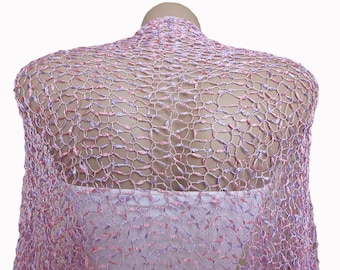 Handmade Pink Bridal Bolero – Stretchy Wedding Shrug