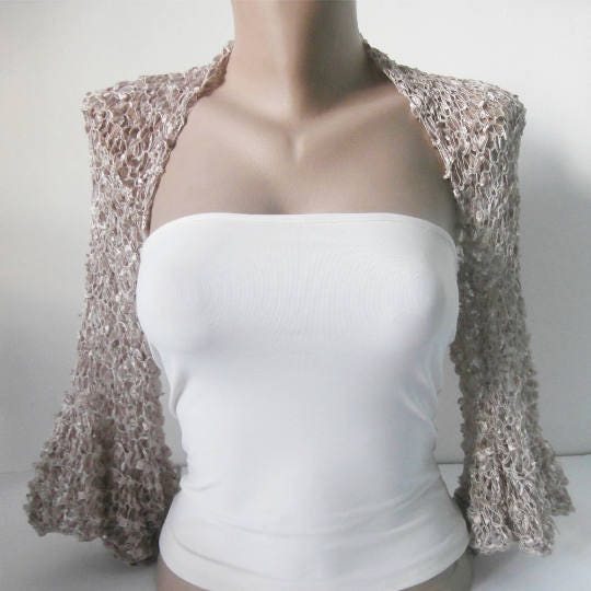 nude fur bolero