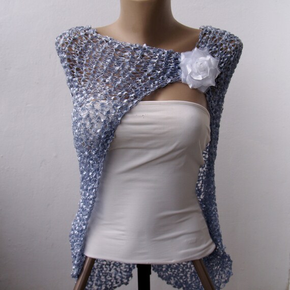 silver shoulder wrap