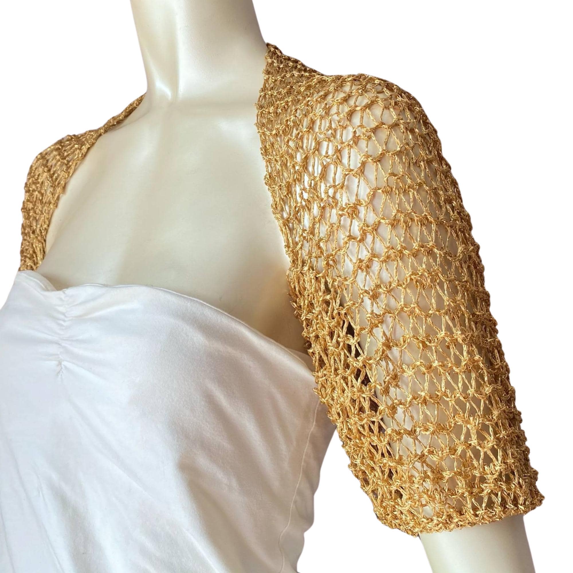 Gold Bolero or Evening Cover - Etsy