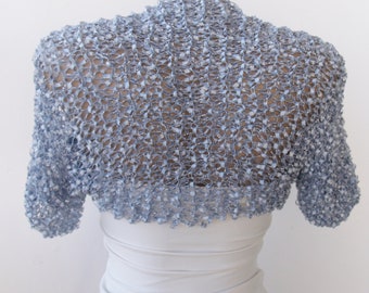 silver shrug sweater