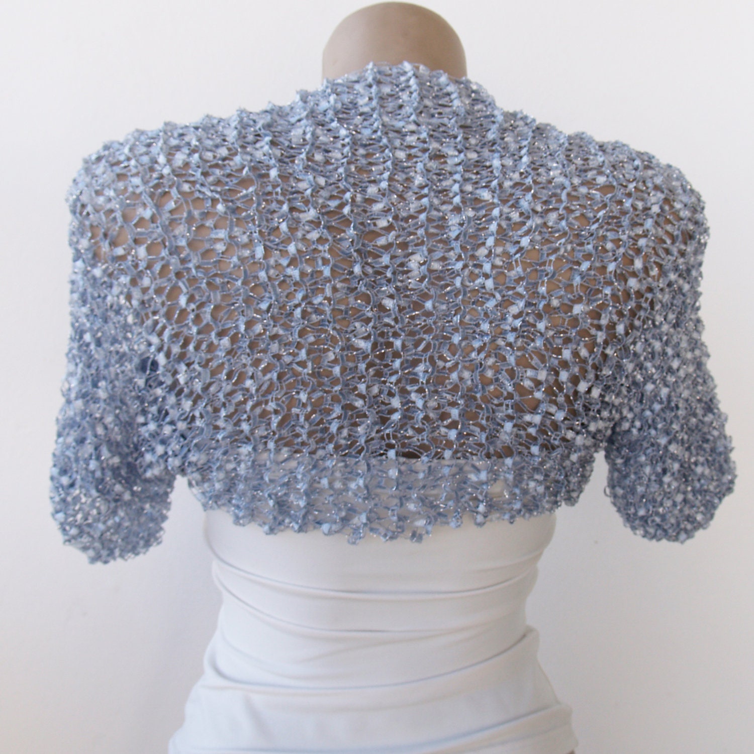 grey bolero jacket