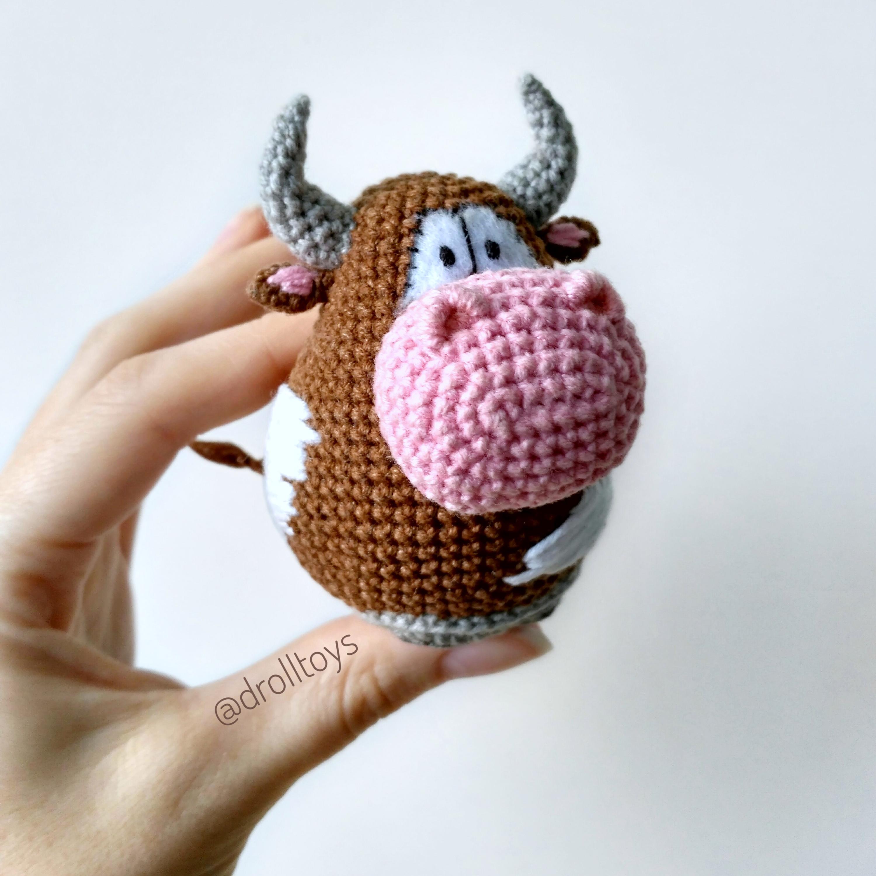 Bull Crochet Pattern Cow Amigurumi Pattern - Etsy