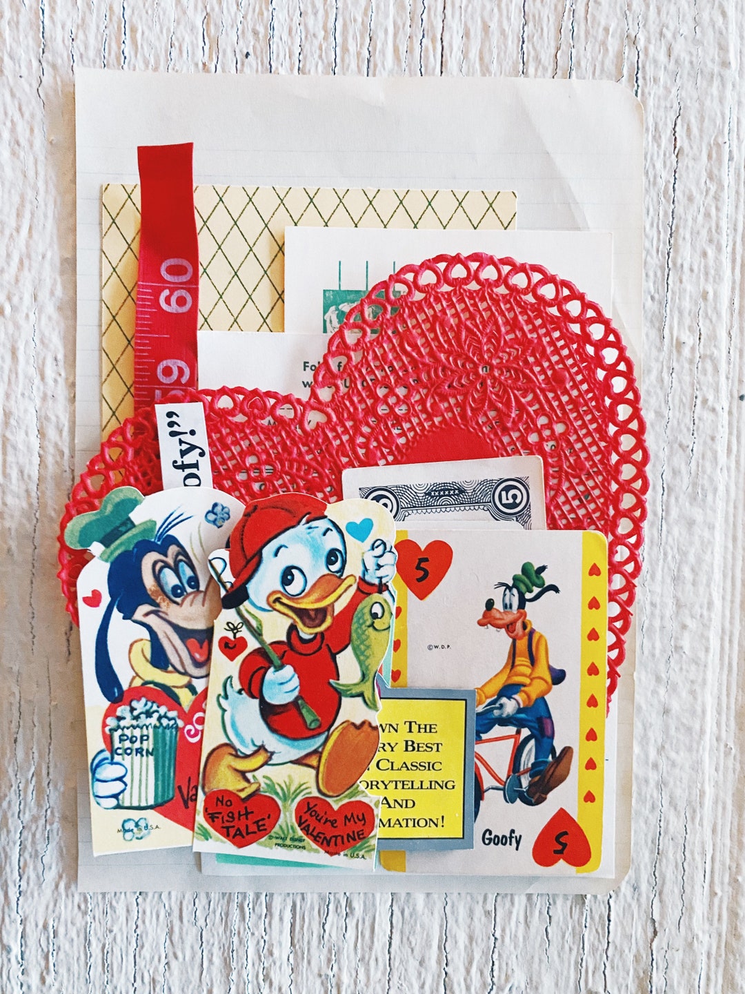 Vintage Valentine's Ephemera Pack Vintage Paper Ephemera Paper Pack