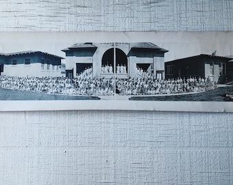 Vintage School Class Picture Creighton School Dist. 14 Long class photo, landscape photo, huge, large long picture CR4
