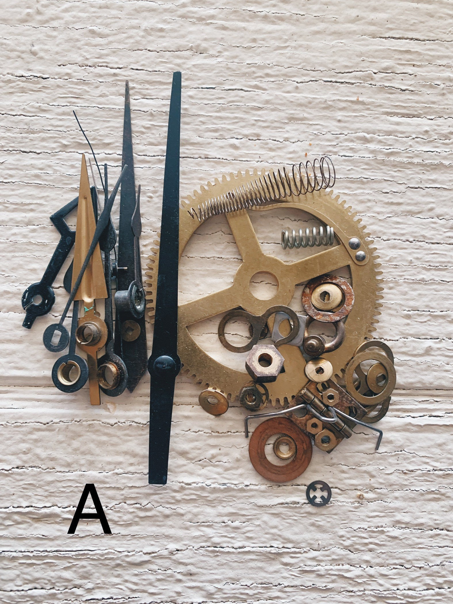 Vintage Clock Findings Clock Hands, Sprocket, Cog, Gear, Steampunk ...