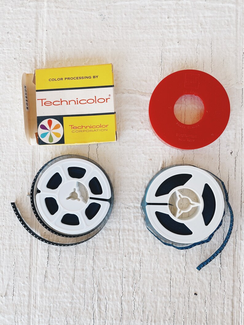 Vintage 8mm Film Reels 1, Negatives Photo, Film, Photography, Vintage