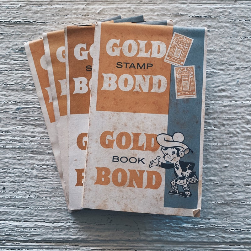Gold Bond Stamps Etsy