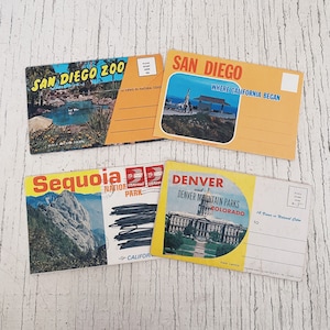 Cartoline d'epoca Cartoline dello stato della California, Colorado viaggi effimeri Stati Uniti souvenir da collezione cartolina degli Stati Uniti San Diego, sequoia