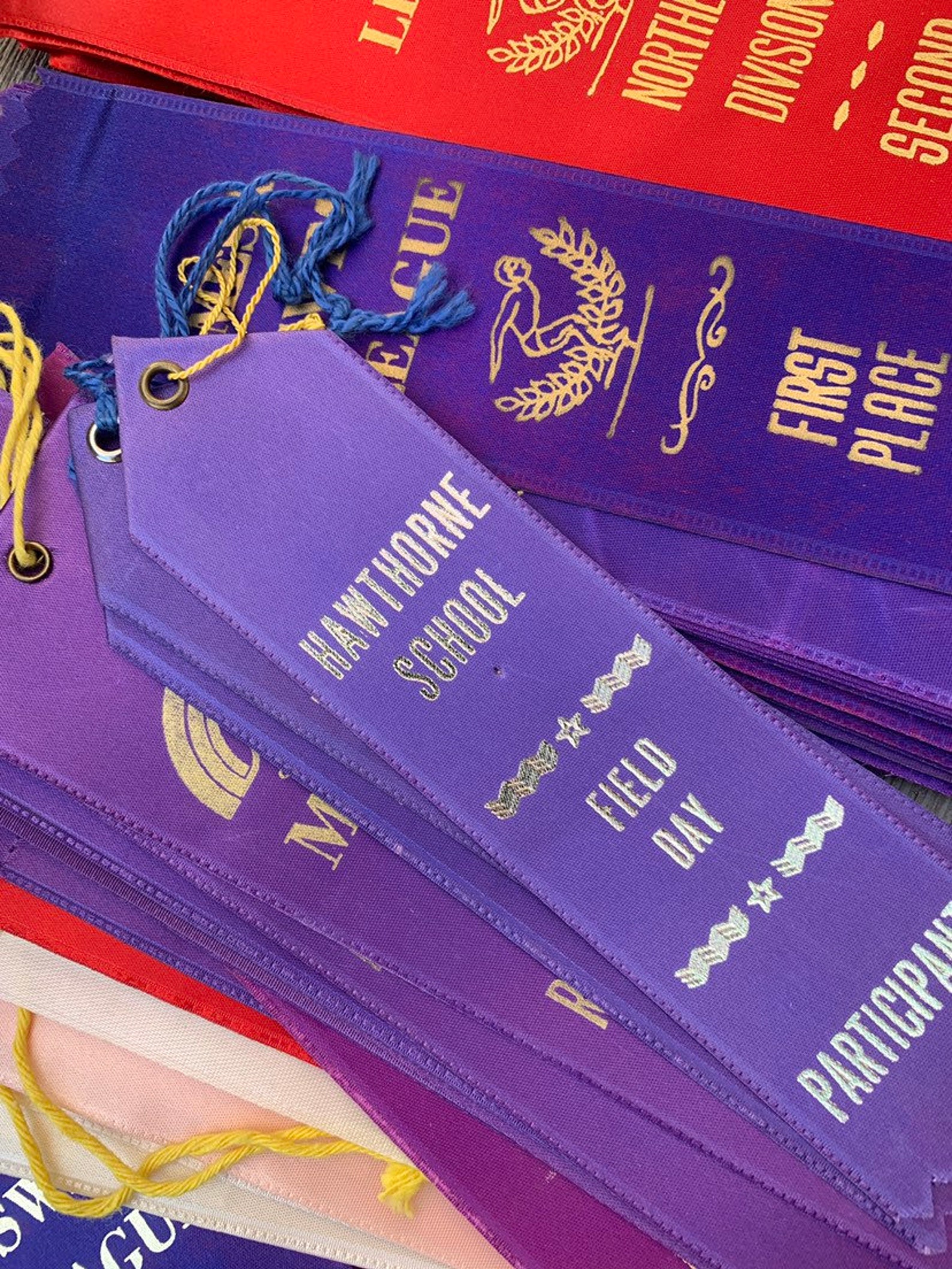 Award Ribbons 10 Prize Ribbons Awards Place Ribbons Etsy