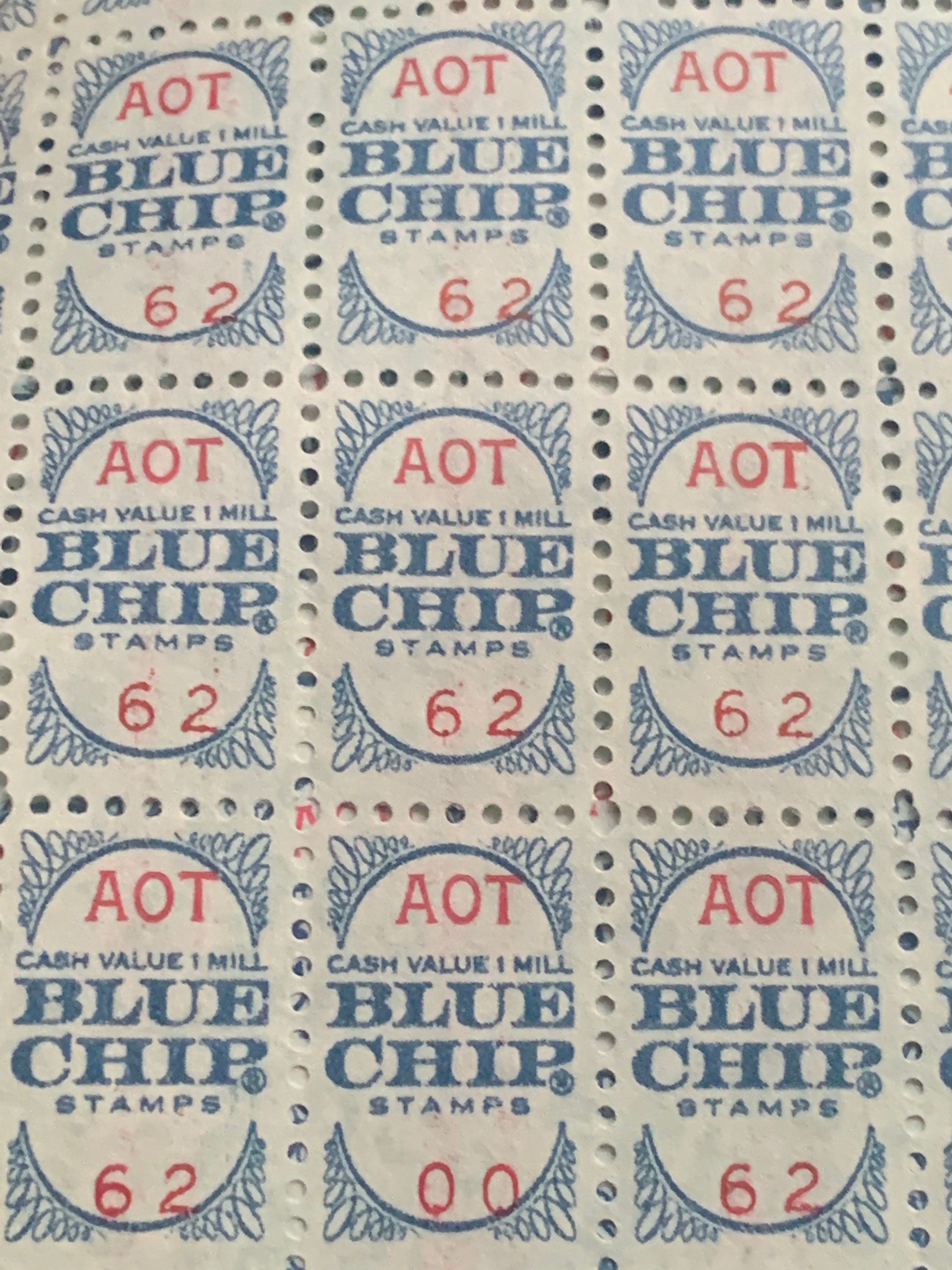 Vintage Blue Chip Savings Stamps Blue Chip Stamps Brand New Etsy UK