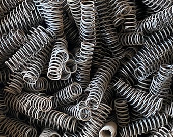 Vintage springs (15) coils, vintage parts, assemblage, steampunk, parts and pieces, vintage metal coils, springs, mechanical springs