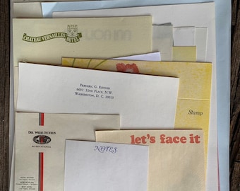 Ledger collage Pack- Vintage paper ephemera lot receipt, invoice, check, inventory, ledger, note card,stationary, note pad, graph paper A1