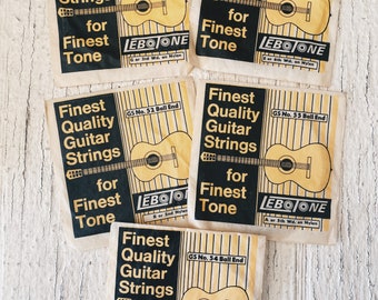 Vintage Lebotone String (1)- Musik Saite Gitarrensaite, Feinste Qualität Gitarrensaiten für feinsten Ton, Vintage Musikinstrument Saiten