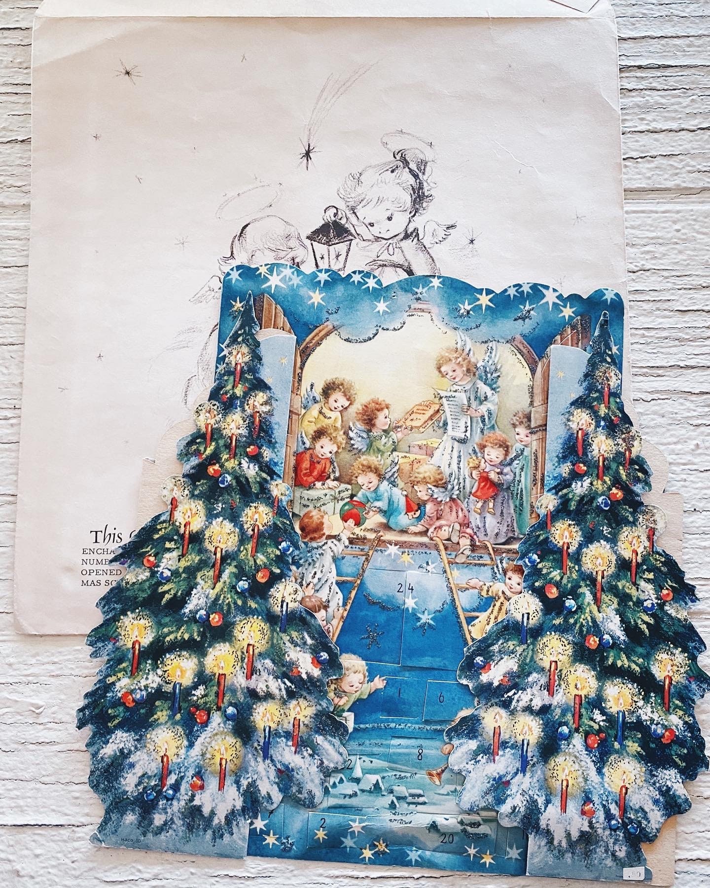 vintage-christmas-advent-calendar-vintage-paper-ephemera-lot-etsy