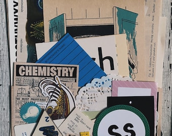 Back to School Pack- Vintage paper ephemera lot Paper pack, ephemera, classroom, teacher, chalkboard, student, grade school, elementary CR1