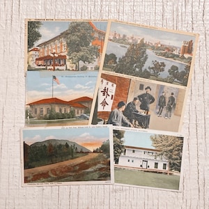 Cartoline d'epoca California Arkansas Alabama stato cartoline viaggio ephemera Stati Uniti souvenir da collezione US cartolina