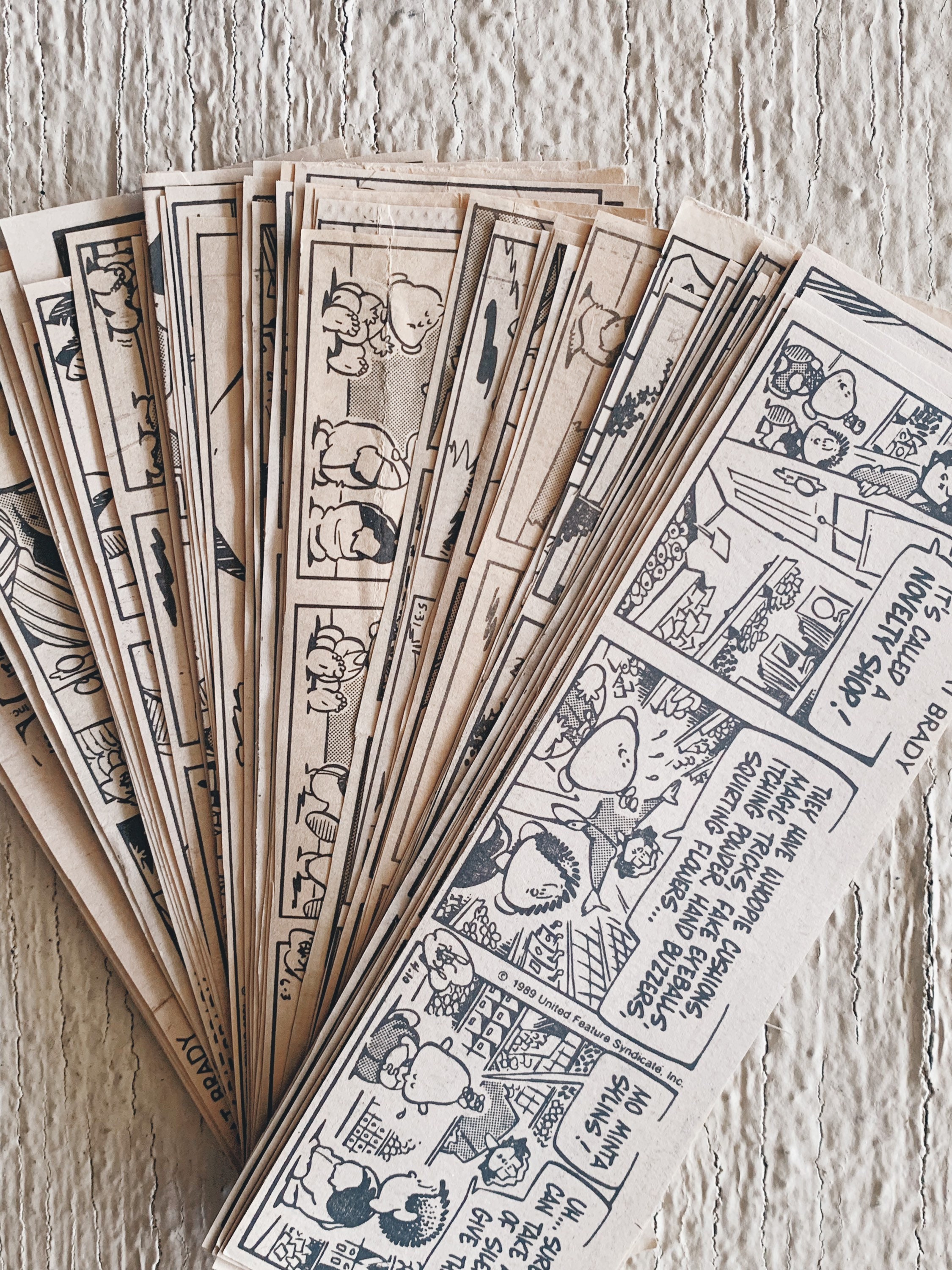 Vintage Rose is Rose Comics 12 Ephemera Lot Comic Squares, Newspaper