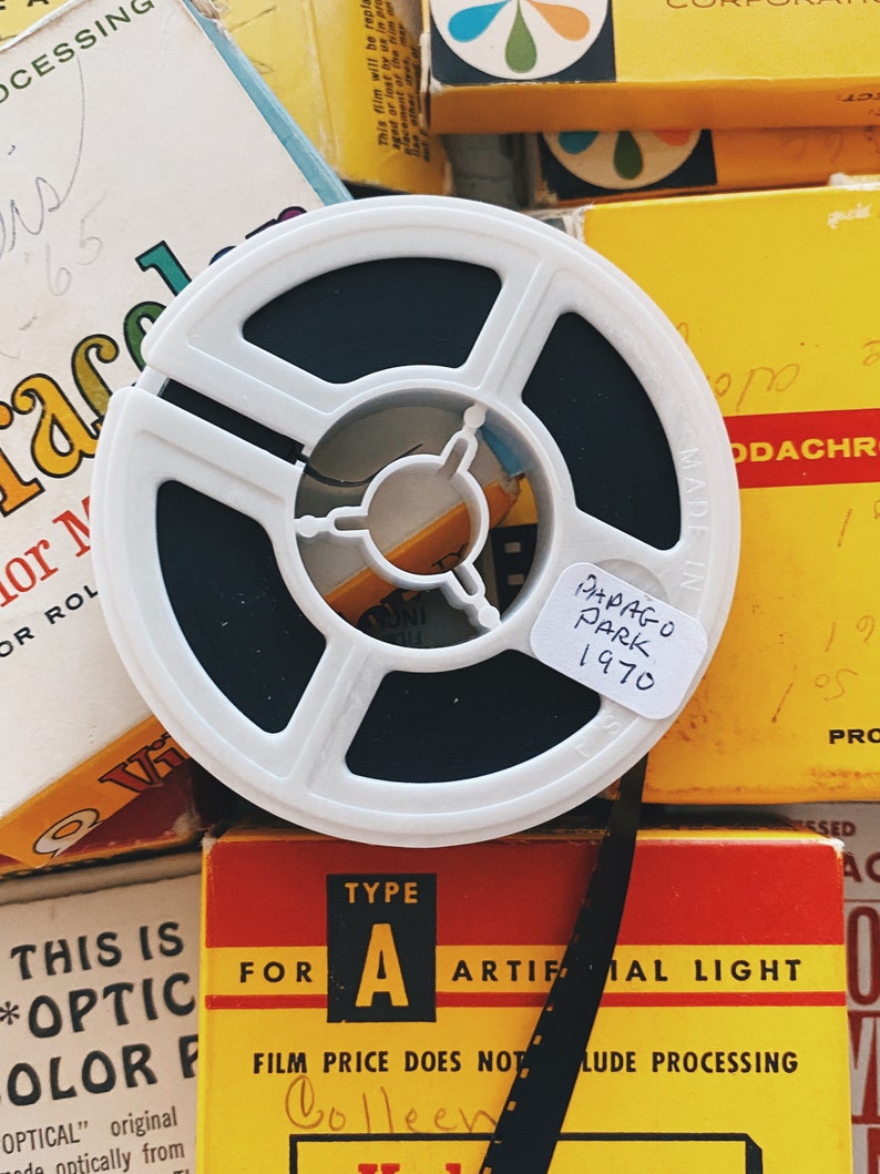 Vintage 8mm Film Reels 1, Negatives Photo, Film, Photography, Vintage