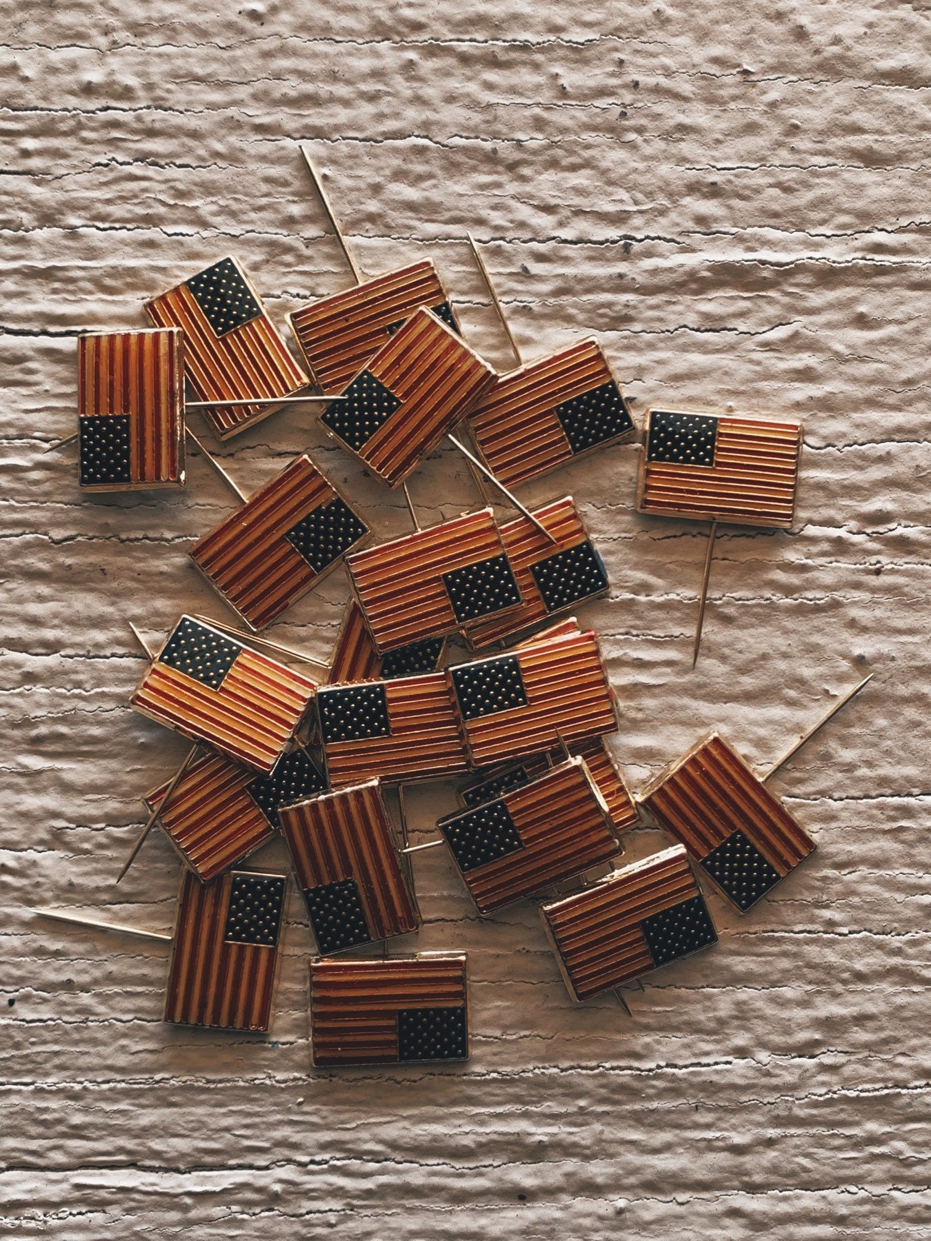 Vintage American Flag Pins (2) Lapel Pin, 4th of July Pin, American Pin ...