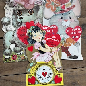 Vintage Valentijnsdag kaart Ephemera- Vintage papier ephemera veel Papierpakket, Valentijnskaarten, Valentijnsdag decor, woondecoratie, journaling