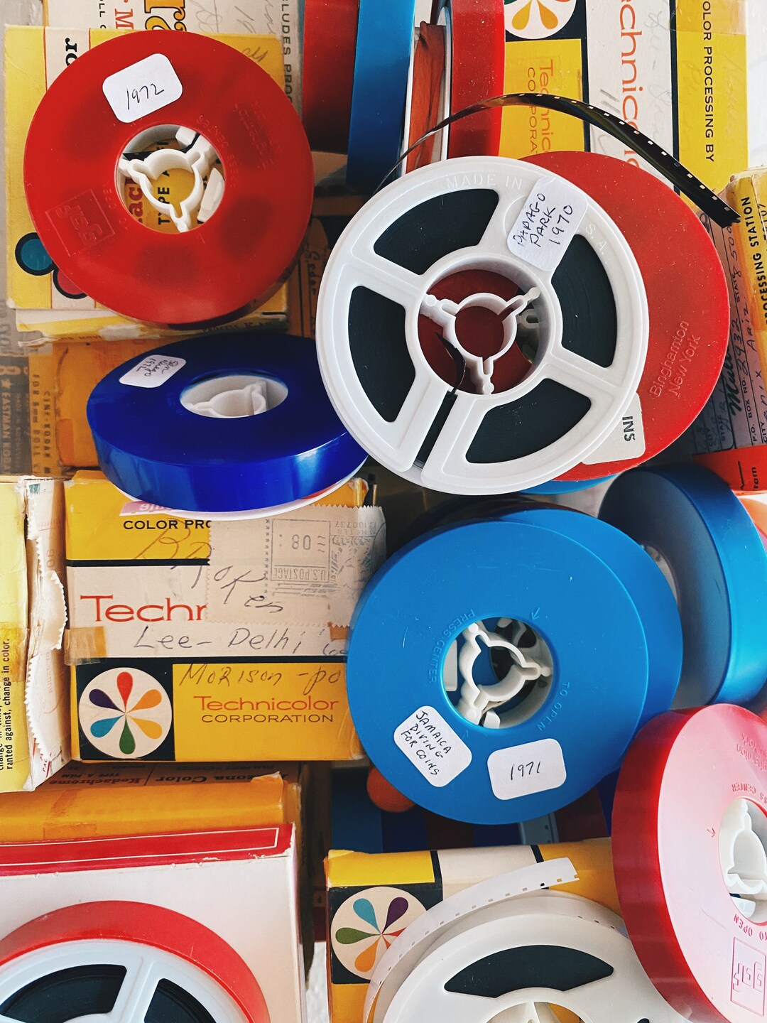 Vintage 8mm Film Reels 1, Negatives Photo, Film, Photography, Vintage