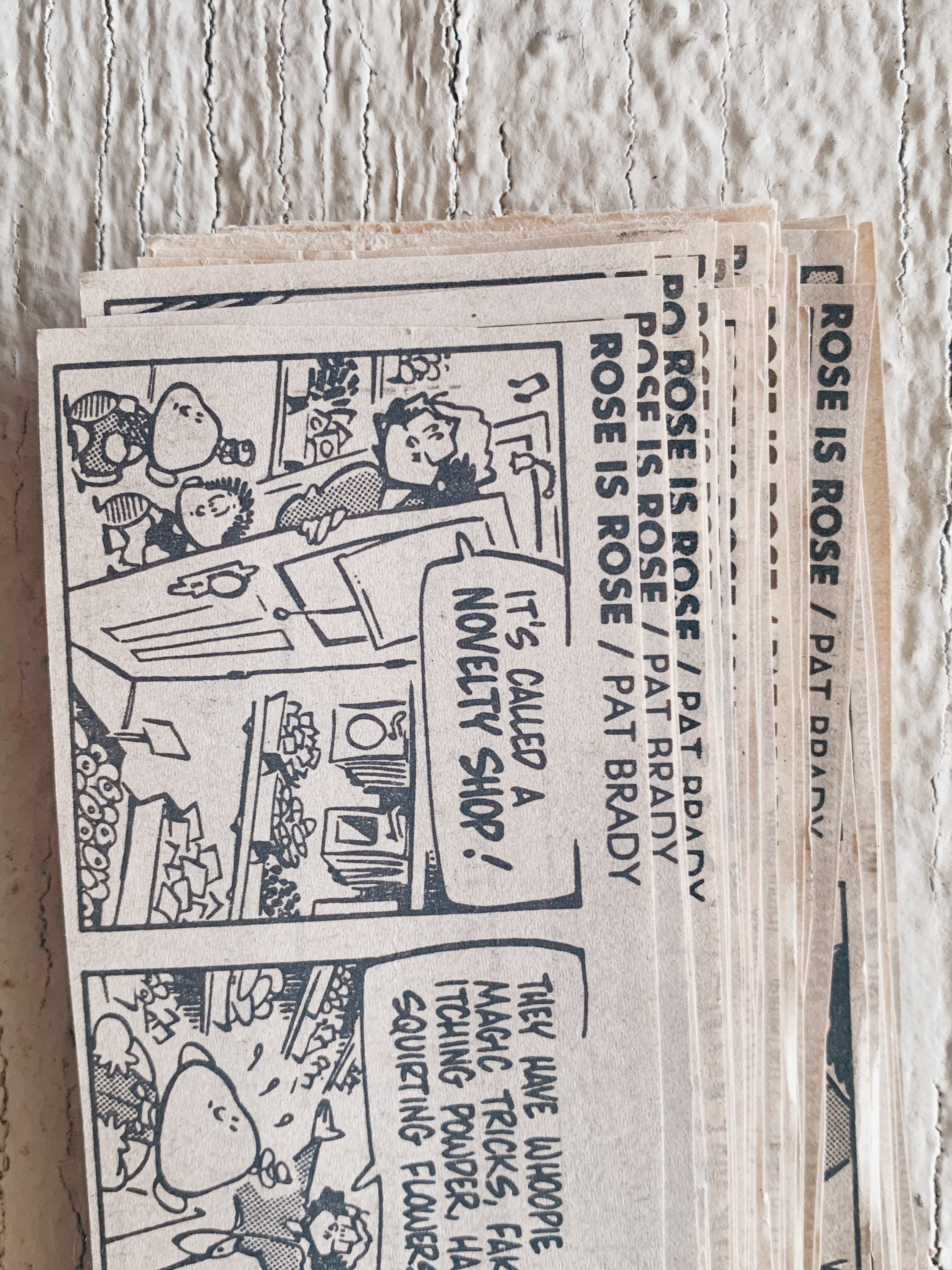 Vintage Rose is Rose comics 12 ephemera lot Comic squares Etsy