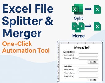 Diviser et fusionner un fichier Excel avec une macro VBA | Outil d'automatisation