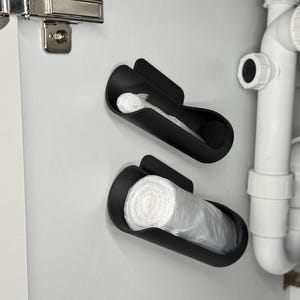 Wandhalterung für Müllbeutel – Selbstklebender Müllbeutelspender ohne Bohren – Müllbeutelhalter Küche & Haushalt – Müllbeutel Aufbewahrung