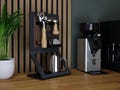 Barista Board Verona | Portafilter Tamper | Espresso Station | Portafilter Holder and Accessory Organizer | Barista Organizer Board | Coffee