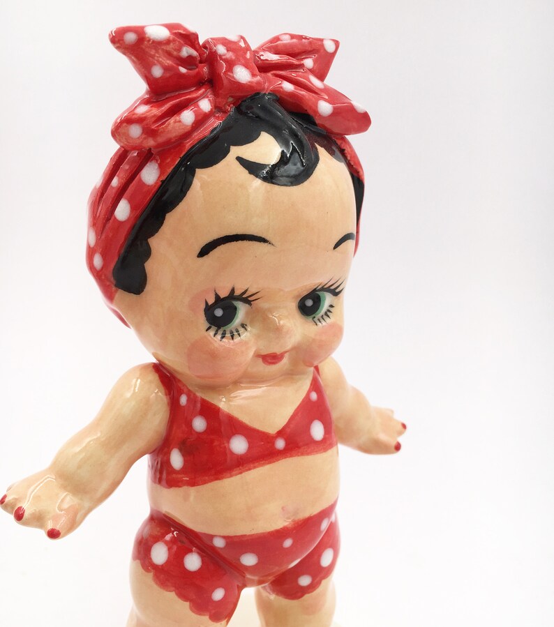 Ceramic Dolls Ceramic Figurines Collectible Ceramic Etsy