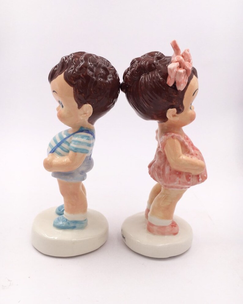 Ceramic Dolls Ceramic Figurines Vintage Sculpture Etsy